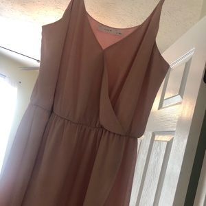 Lush Light Pink Hi-low dress